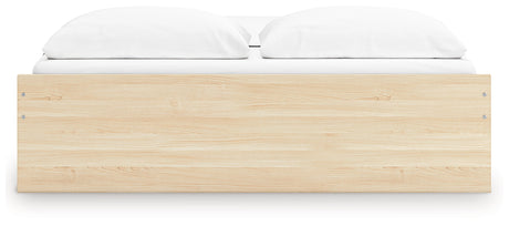 Onita Natural Storage Platform Bedroom Set with 4 Drawers by Ashley at Eve Furniture