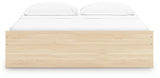 Onita Natural Storage Platform Bedroom Set with 4 Drawers by Ashley at Eve Furniture