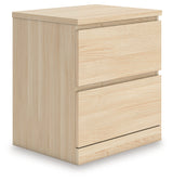 Onita Natural Storage Platform Bedroom Set with 4 Drawers by Ashley at Eve Furniture