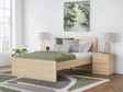 Onita Natural Youth Panel Platform Bedroom Set by Ashley at Eve Furniture