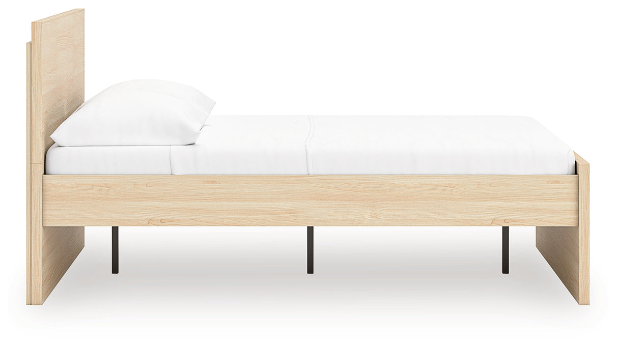 Onita Natural Youth Panel Platform Bedroom Set by Ashley at Eve Furniture