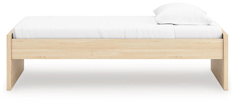 Onita Natural Youth Platform Bedroom Set by Ashley at Eve Furniture