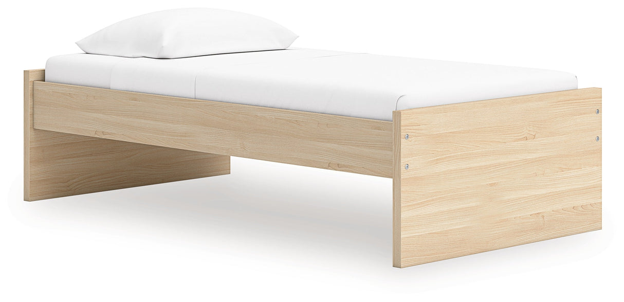 Onita Natural Youth Platform Bedroom Set by Ashley at Eve Furniture