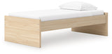 Onita Natural Youth Platform Bedroom Set by Ashley at Eve Furniture