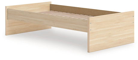 Onita Natural Youth Platform Bedroom Set by Ashley at Eve Furniture