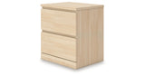 Onita Natural Youth Storage Panel Platform Bedroom Set with 2 Drawers by Ashley at Eve Furniture