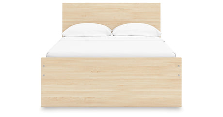 Onita Natural Youth Storage Panel Platform Bedroom Set with 2 Drawers by Ashley at Eve Furniture