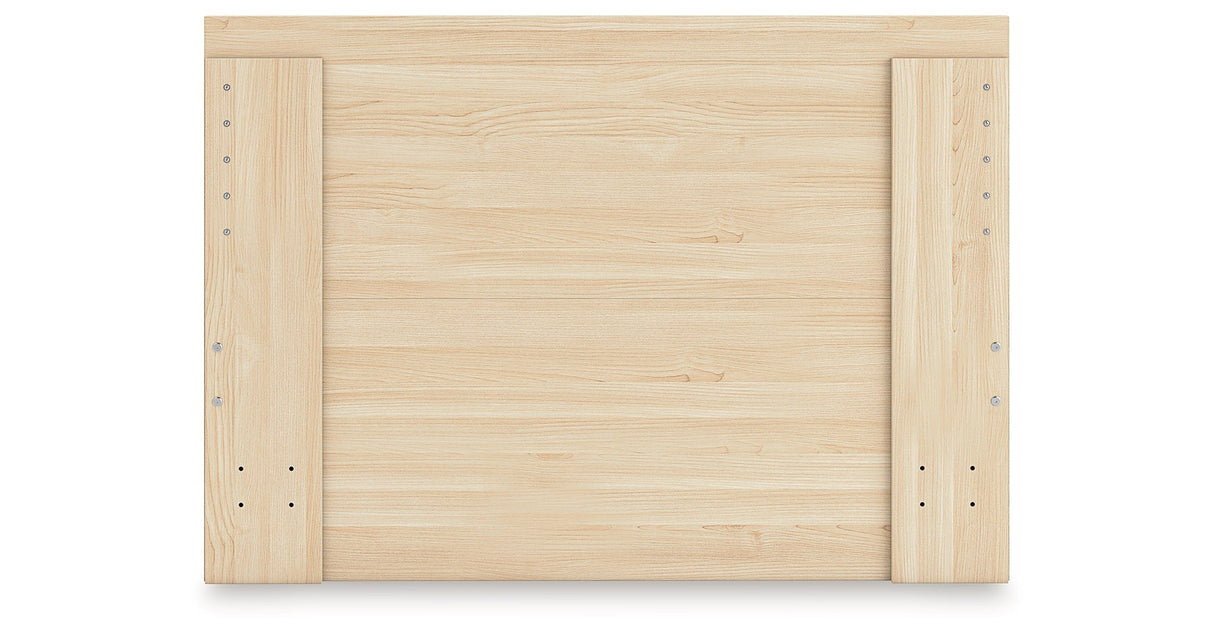Onita Natural Youth Storage Panel Platform Bedroom Set with 2 Drawers by Ashley at Eve Furniture