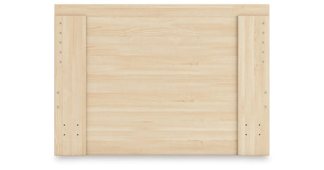 Onita Natural Youth Storage Panel Platform Bedroom Set with 2 Drawers by Ashley at Eve Furniture