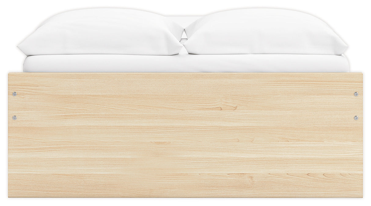 Onita Natural Youth Storage Platform Bedroom Set with 2 Drawers by Ashley at Eve Furniture