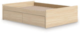 Onita Natural Youth Storage Platform Bedroom Set with 2 Drawers by Ashley at Eve Furniture