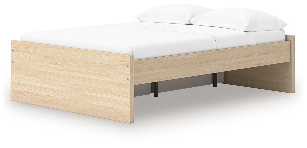 Onita Natural Youth Storage Platform Bedroom Set with 2 Drawers by Ashley at Eve Furniture