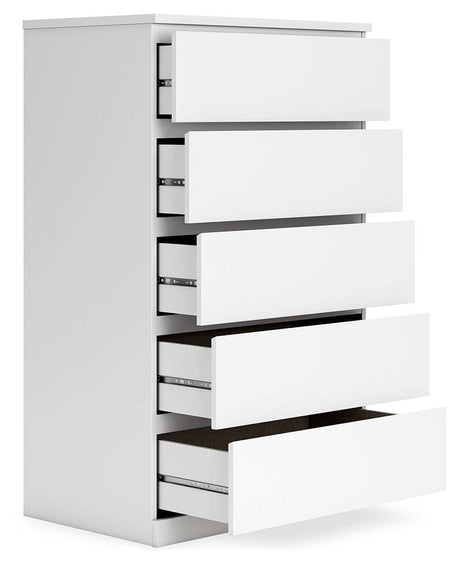 Onita White Chest of Drawers by Ashley at Eve Furniture