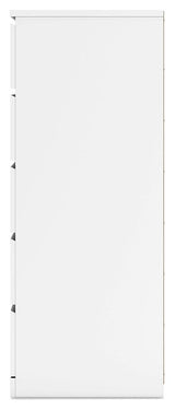 Onita White Chest of Drawers by Ashley at Eve Furniture