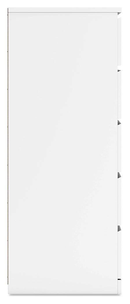 Onita White Chest of Drawers by Ashley at Eve Furniture