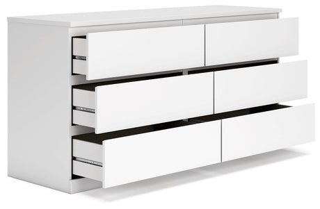 Onita White Dresser by Ashley at Eve Furniture