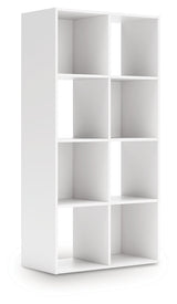 Onita White Eight Cube Organizer by Ashley at Eve Furniture