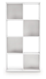 Onita White Eight Cube Organizer by Ashley at Eve Furniture