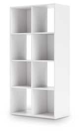 Onita White Eight Cube Organizer by Ashley at Eve Furniture