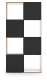 Onita White Eight Cube Organizer by Ashley at Eve Furniture