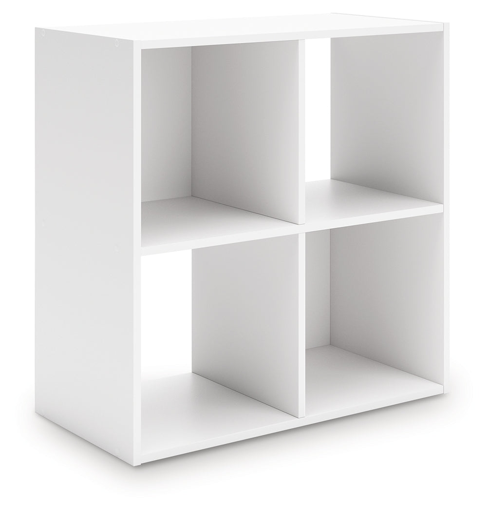 Onita White Four Cube Organizer by Ashley at Eve Furniture