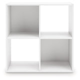 Onita White Four Cube Organizer by Ashley at Eve Furniture