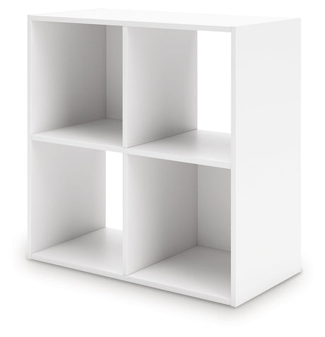 Onita White Four Cube Organizer by Ashley at Eve Furniture