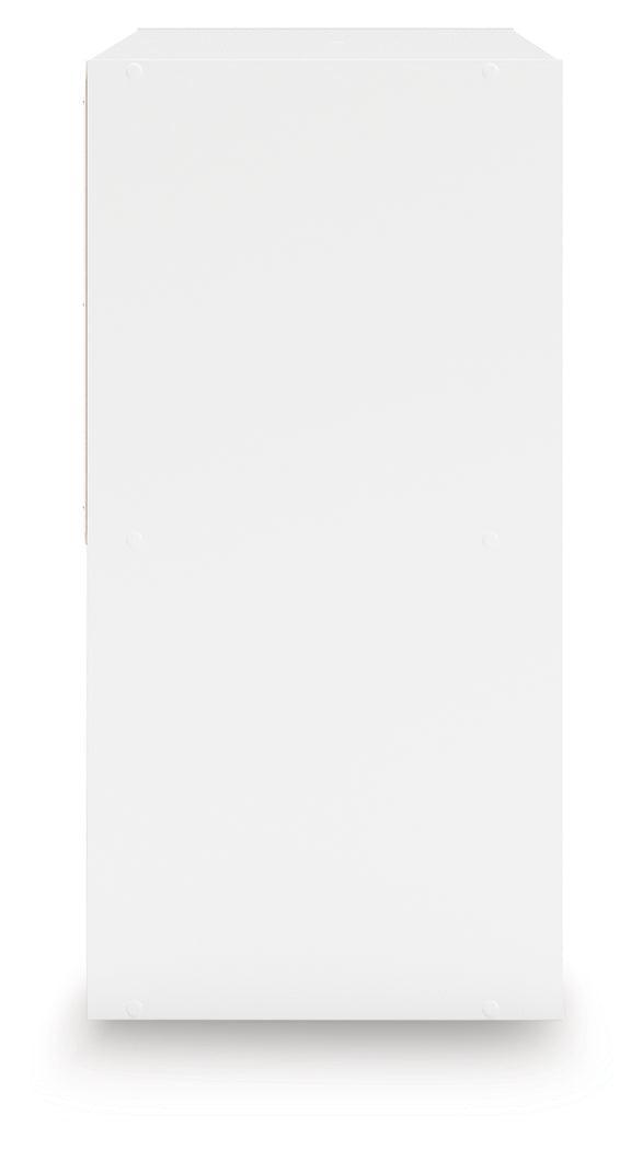 Onita White Four Cube Organizer by Ashley at Eve Furniture