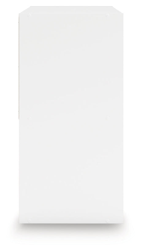 Onita White Four Cube Organizer by Ashley at Eve Furniture