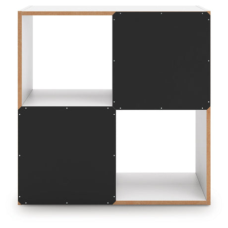 Onita White Four Cube Organizer by Ashley at Eve Furniture