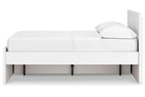 Onita White Full Panel Platform Bed with 1 Side Storage by Ashley at Eve Furniture