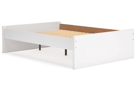 Onita White Full Platform Base Bed by Ashley at Eve Furniture