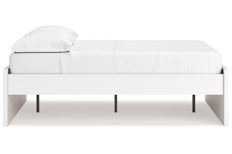 Onita White Full Platform Base Bed by Ashley at Eve Furniture
