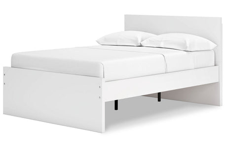 Onita White Full Platform Bed by Ashley at Eve Furniture