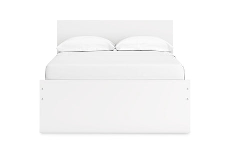 Onita White Full Platform Bed by Ashley at Eve Furniture