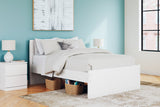 Onita White Full Platform Bed by Ashley at Eve Furniture