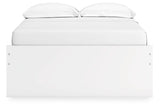 Onita White Full Storage Platform Base Bed with 2 Drawers by Ashley at Eve Furniture
