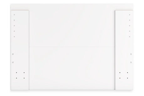 Onita White Full Storage Platform Bed with 2 Drawers by Ashley at Eve Furniture