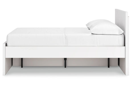 Onita White Full Storage Platform Bed with 2 Drawers by Ashley at Eve Furniture
