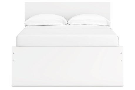 Onita White Full Storage Platform Bed with 4 Drawers by Ashley at Eve Furniture