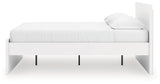 Onita White King Panel Platform Bed by Ashley at Eve Furniture