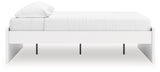 Onita White King Platform Bed by Ashley at Eve Furniture