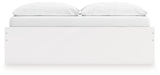 Onita White King Platform Bed by Ashley at Eve Furniture