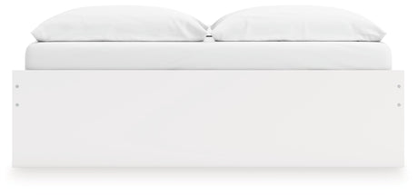 Onita White King Platform Bed by Ashley at Eve Furniture