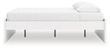 Onita White King Platform Bed by Ashley at Eve Furniture