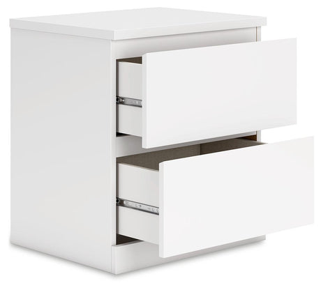 Onita White Nightstand by Ashley at Eve Furniture