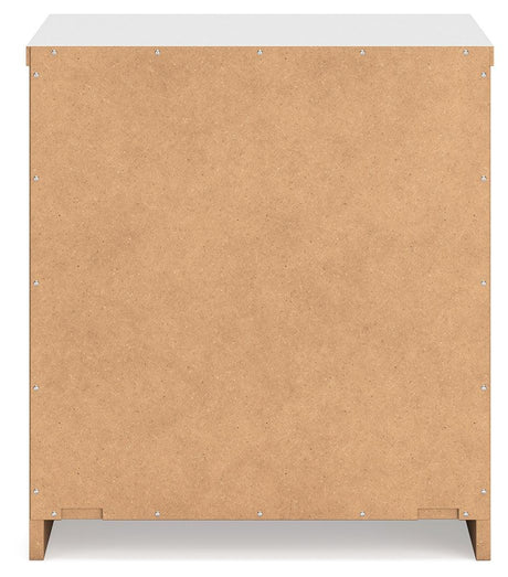 Onita White Nightstand by Ashley at Eve Furniture