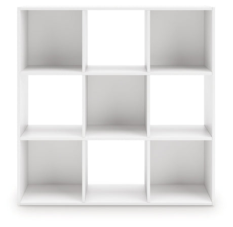 Onita White Nine Cube Organizer by Ashley at Eve Furniture