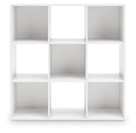 Onita White Nine Cube Organizer by Ashley at Eve Furniture
