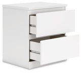 Onita White Panel Platform Bedroom Set by Ashley at Eve Furniture